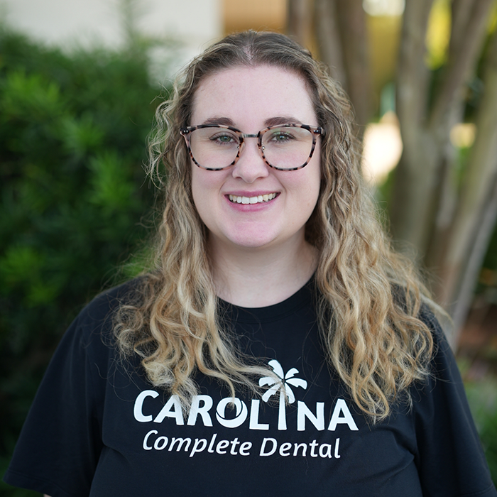 Front desk team member Madison