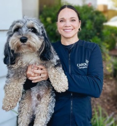 Kim & Tully - Hygienist and our Office Comfort Dog